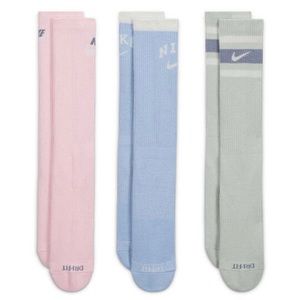 Nike Unisex Everyday Plus Cushioned Crew Sock (3 Pack), Multi, Size Medium-NWT